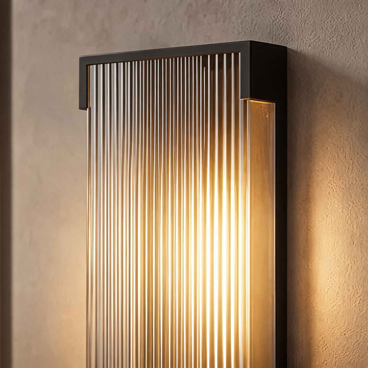 Modern Outdoor Wall Light Flush Mount Stainless Steel Integrated LED IP65 Waterproof Exterior Wall Lantern