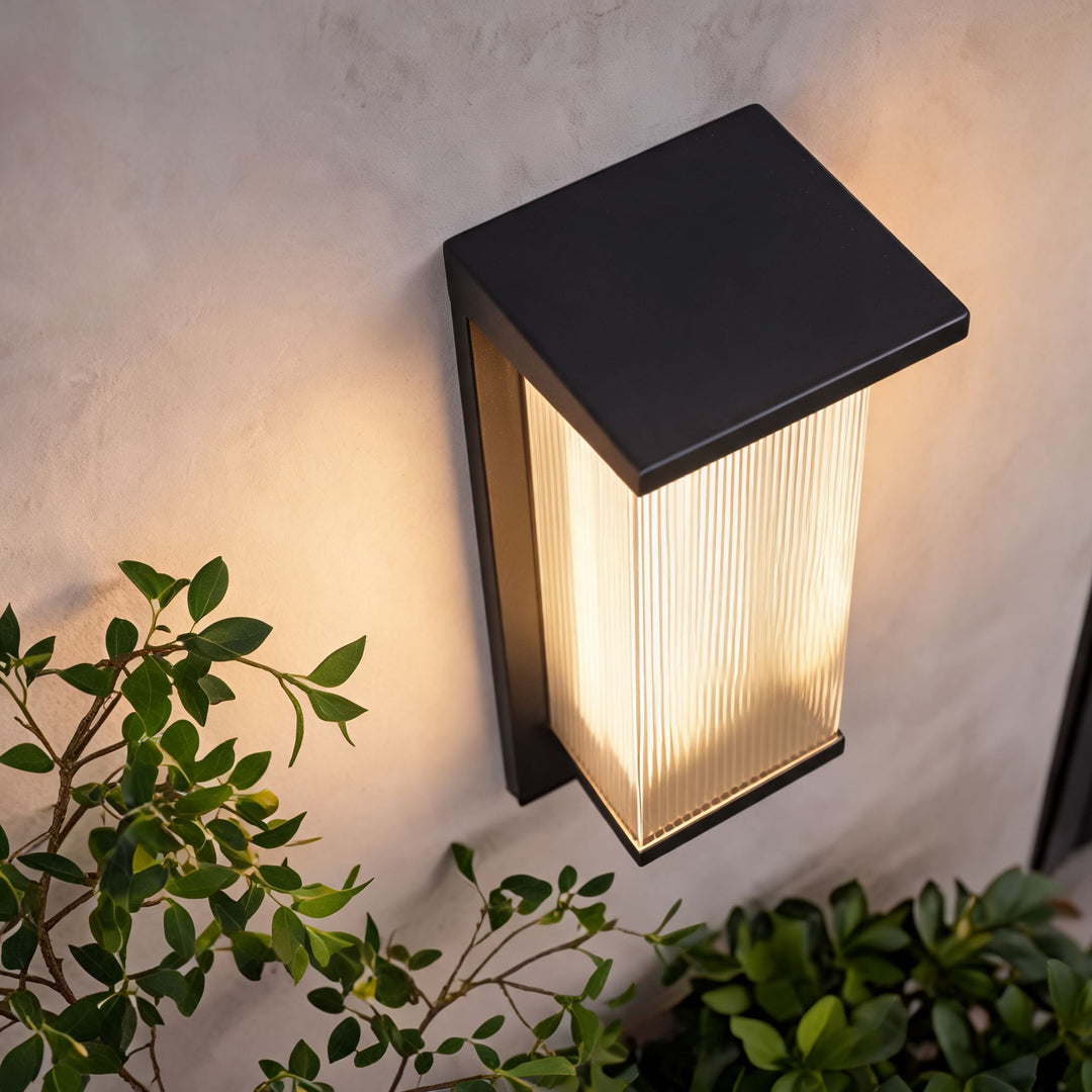 Modern Outdoor Wall Light Wall Mounted Stainless Steel IP65 Waterproof Integrated LED