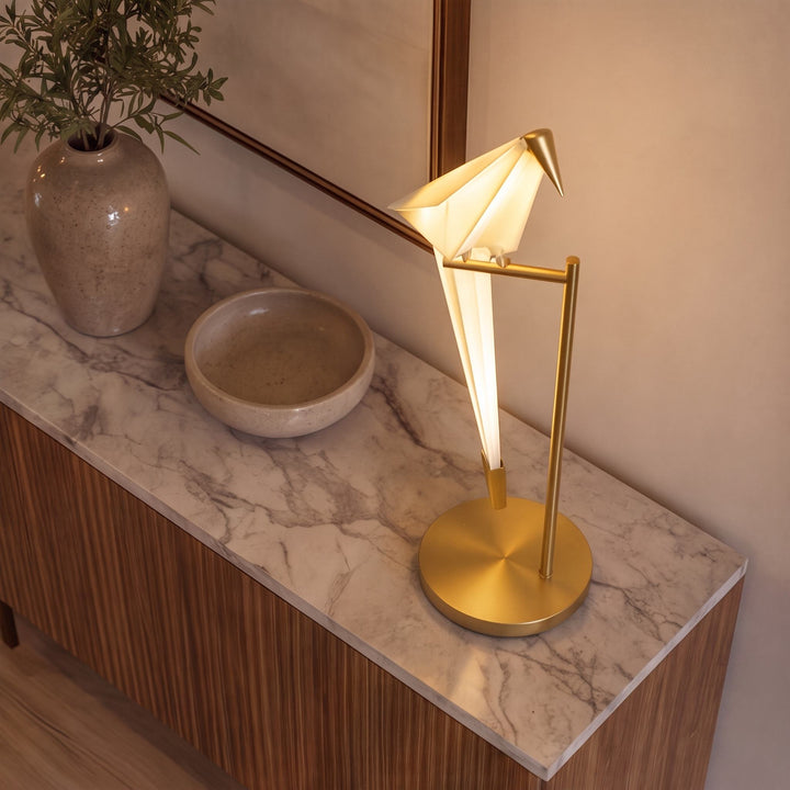 Modern Table Lamp Adjustable Metal Base LED Light for Bedroom and Desk Use