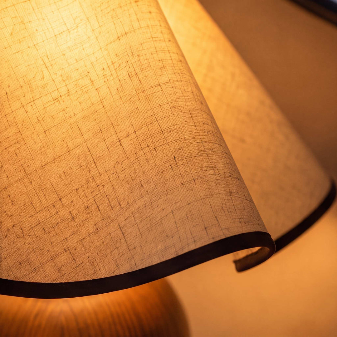 Modern Table Lamp with Adjustable Shade Metal Base for Bedroom or Desk Lighting