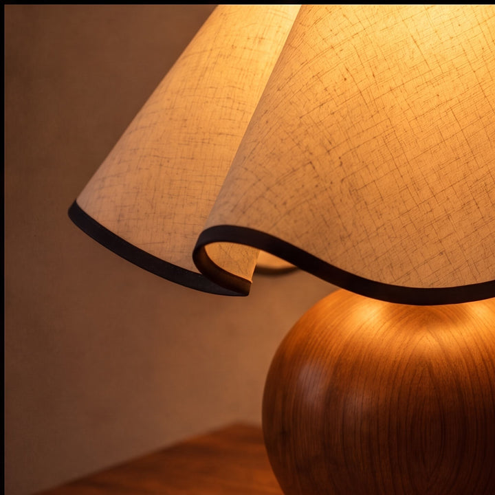 Modern Table Lamp with Adjustable Shade Metal Base for Bedroom or Desk Lighting