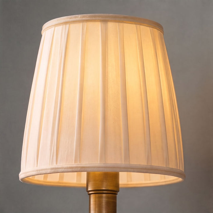 Modern Wall Lamp Adjustable Antique Brass Fabric Shade LED Wall Lights