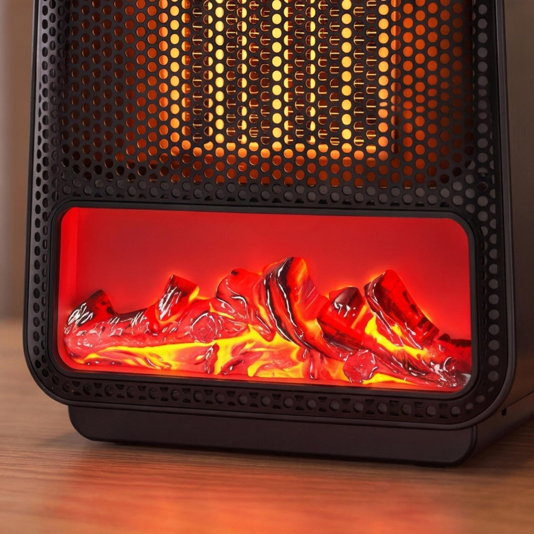 Compact Ceramic Heater with Fan and Digital LED Display for Efficient Heating