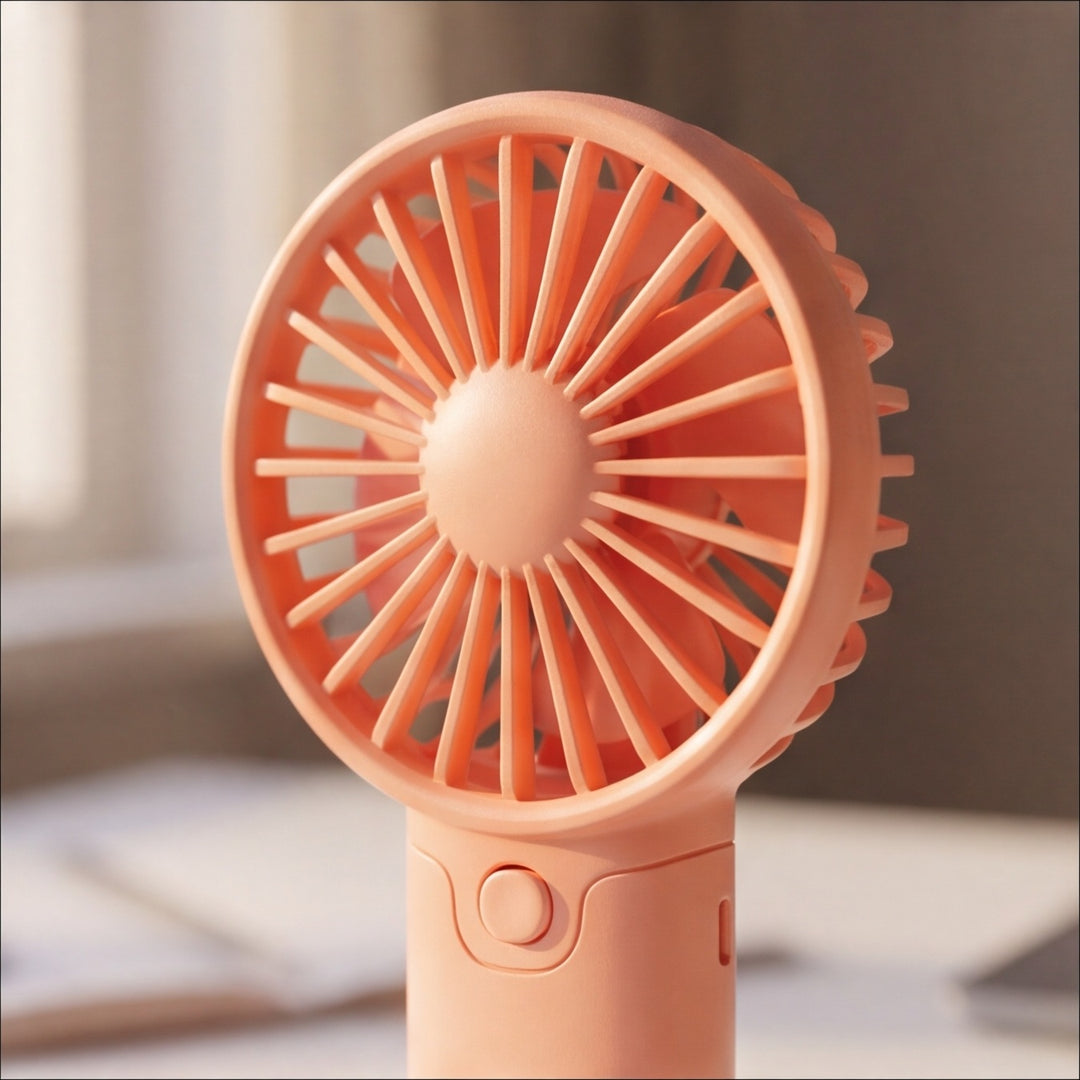 Portable Handheld Fan Lightweight Battery Operated Mini Fan with Compact Design for On-the-Go Cooling