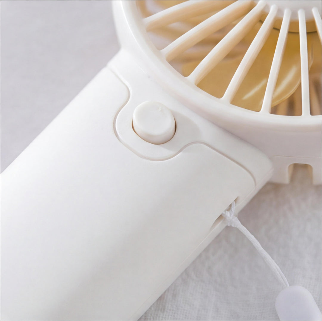 Portable Handheld Fan Lightweight Battery Operated Mini Fan with Compact Design for On-the-Go Cooling
