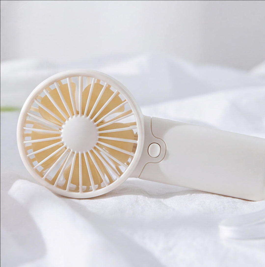 Portable Handheld Fan Lightweight Battery Operated Mini Fan with Compact Design for On-the-Go Cooling