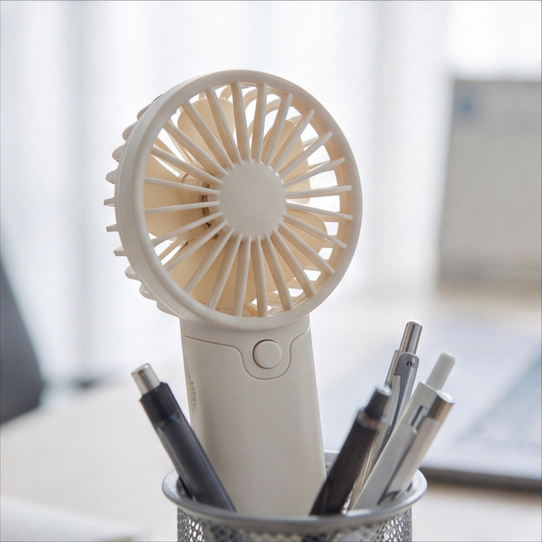 Portable Handheld Fan Lightweight Battery Operated Mini Fan with Compact Design for On-the-Go Cooling