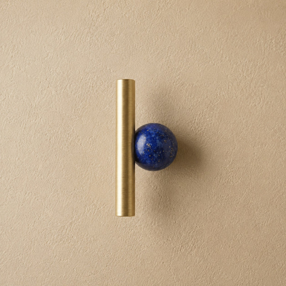 Modern Crystal Drawer Pulls and Knobs Set with Rust-Resistant Brass Finish for Kitchen Cabinets