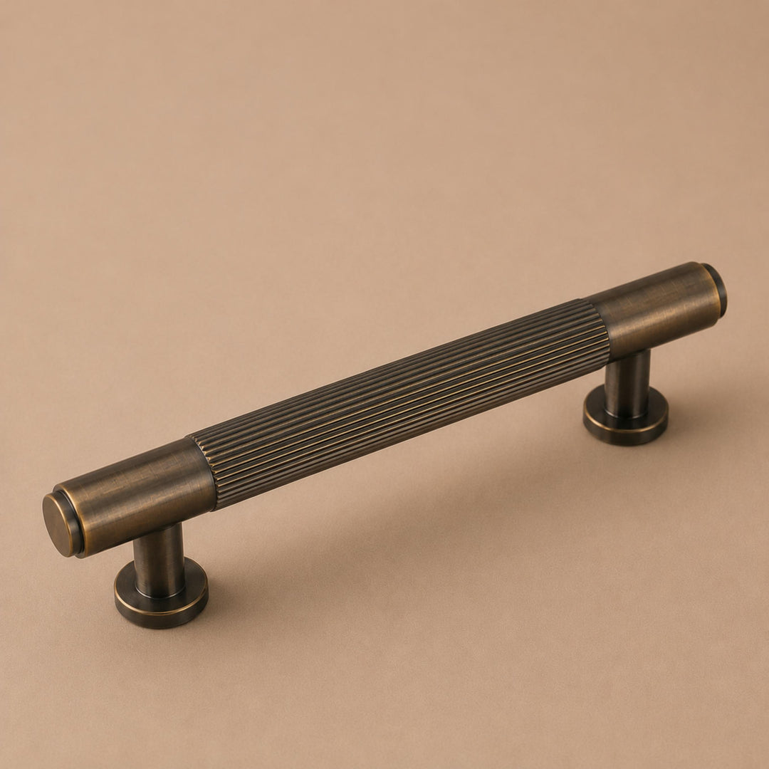 Contemporary Cabinet Handles Set Ergonomic Pulls and Knobs Durable Metal for Kitchen Drawers