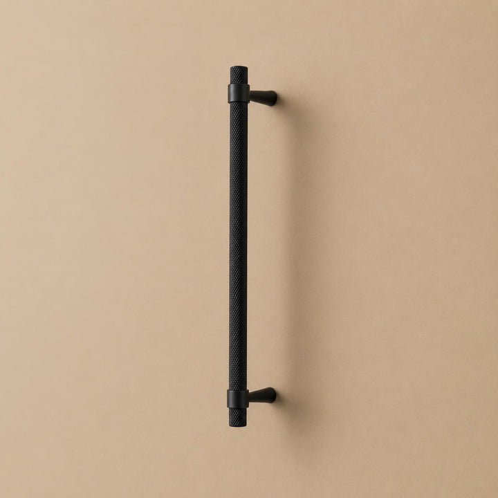 Modern Knurled Cabinet Handle Brass Fixture with Durable Grip for Cabinets and Drawers