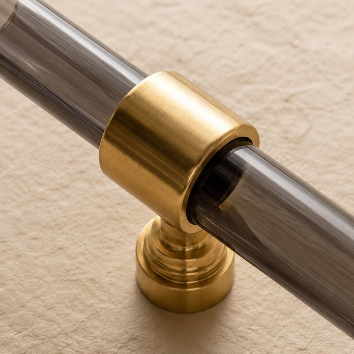Modern Acrylic Cabinet Handles and Drawer Pulls with Ergonomic Grip Easy Installation