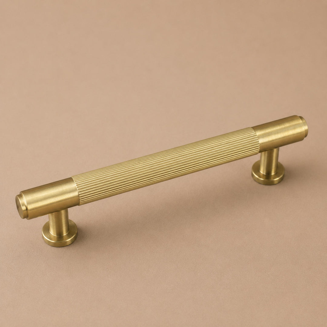 Contemporary Cabinet Handles Set Ergonomic Pulls and Knobs Durable Metal for Kitchen Drawers