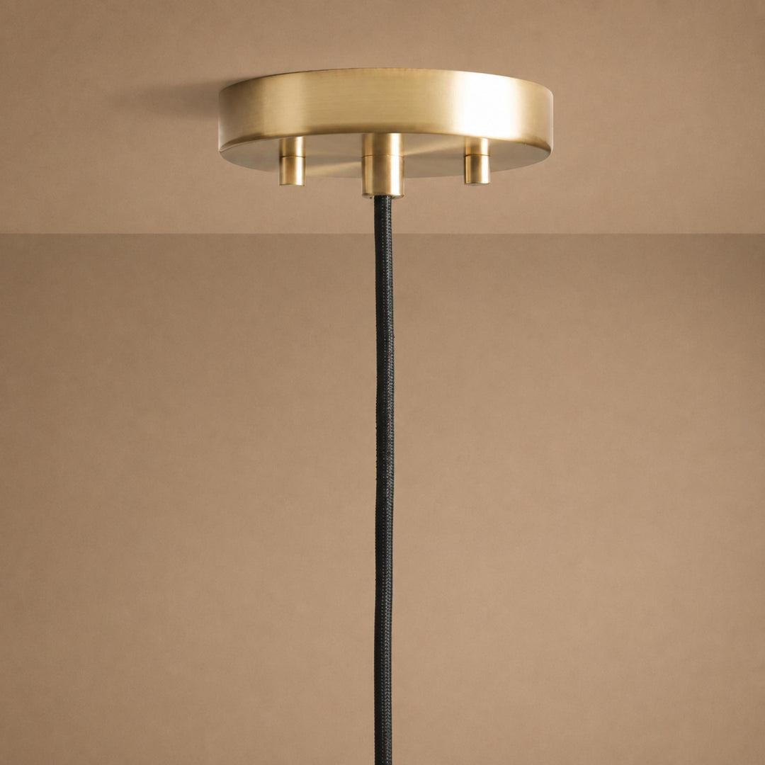 Hand-Blown Organic Glass Pendant Light – Clear, Amber or Smoke, 30cm