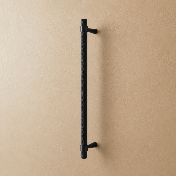 Modern Knurled Cabinet Handle Brass Fixture with Durable Grip for Cabinets and Drawers