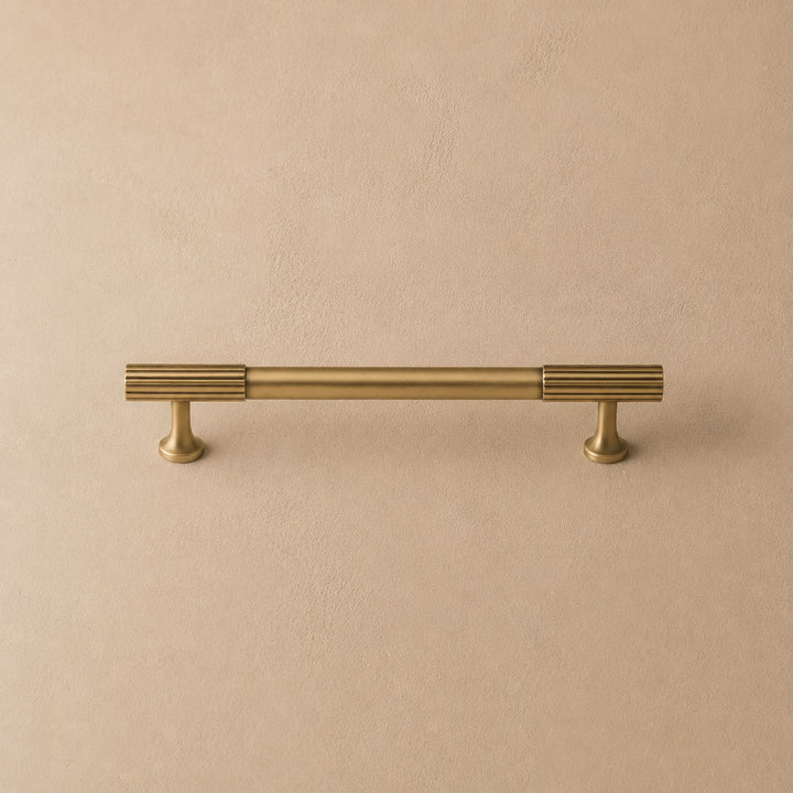 Modern Brass Cabinet Hardware Set with Antique Finish for Drawers and Cabinets