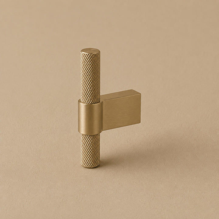 Modern Knurled Kitchen Cabinet Handles and Drawer Pulls Set Durable Metal 3.8-12.6 Inch Options