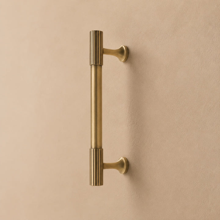 Modern Brass Cabinet Hardware Set with Antique Finish for Drawers and Cabinets
