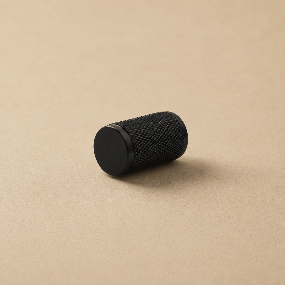 Modern Knurled Cabinet Handle Brass Fixture with Durable Grip for Cabinets and Drawers
