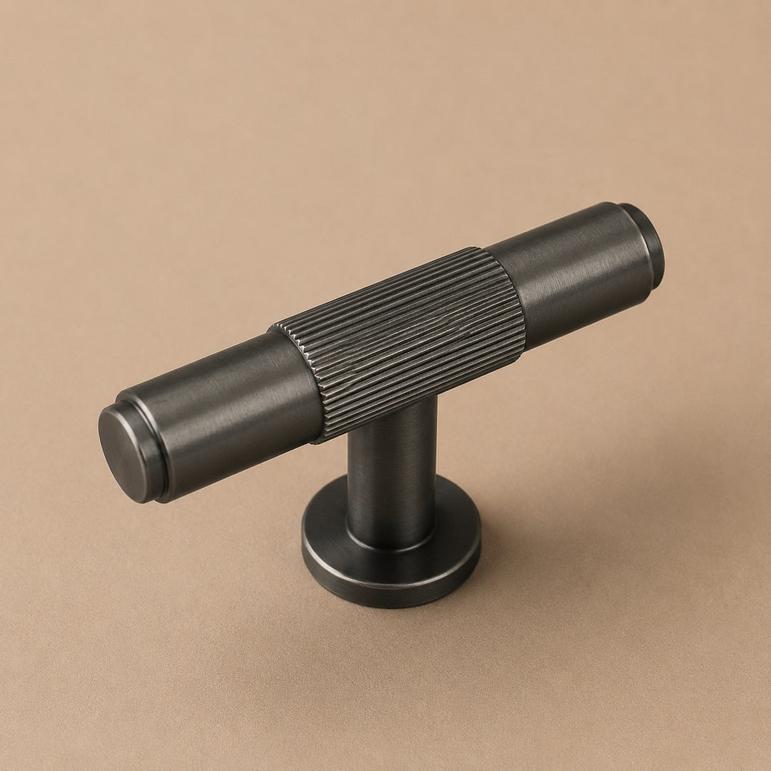 Contemporary Cabinet Handles Set Ergonomic Pulls and Knobs Durable Metal for Kitchen Drawers