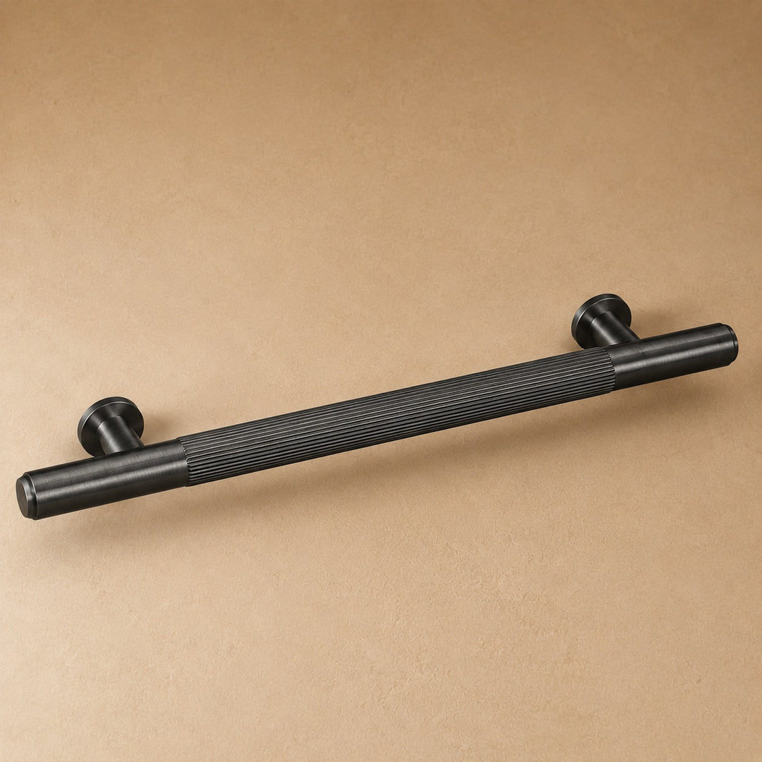 Contemporary Cabinet Handles Set Ergonomic Pulls and Knobs Durable Metal for Kitchen Drawers
