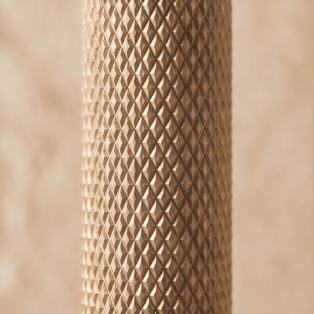 Modern Knurled Kitchen Cabinet Handles and Drawer Pulls Set Durable Metal 3.8-12.6 Inch Options