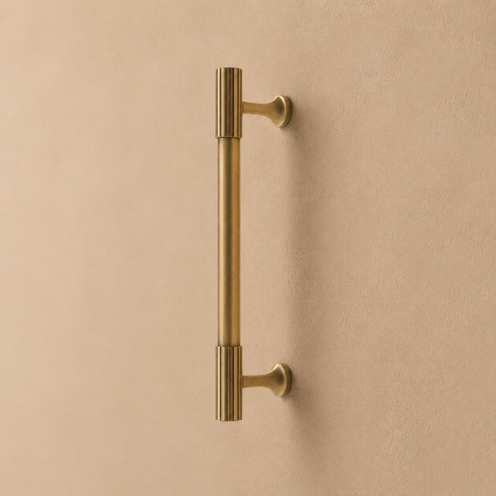 Modern Brass Cabinet Hardware Set with Antique Finish for Drawers and Cabinets