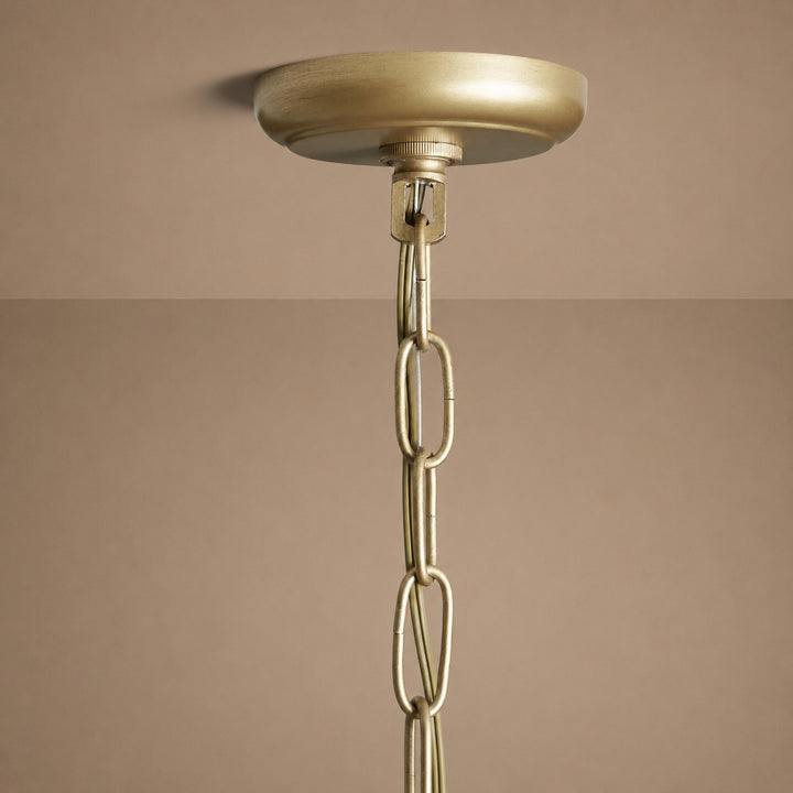 Large 84cm Round K9 Crystal Chandelier – Brass or Bronze 8-Light Art Deco Ceiling Pendant
