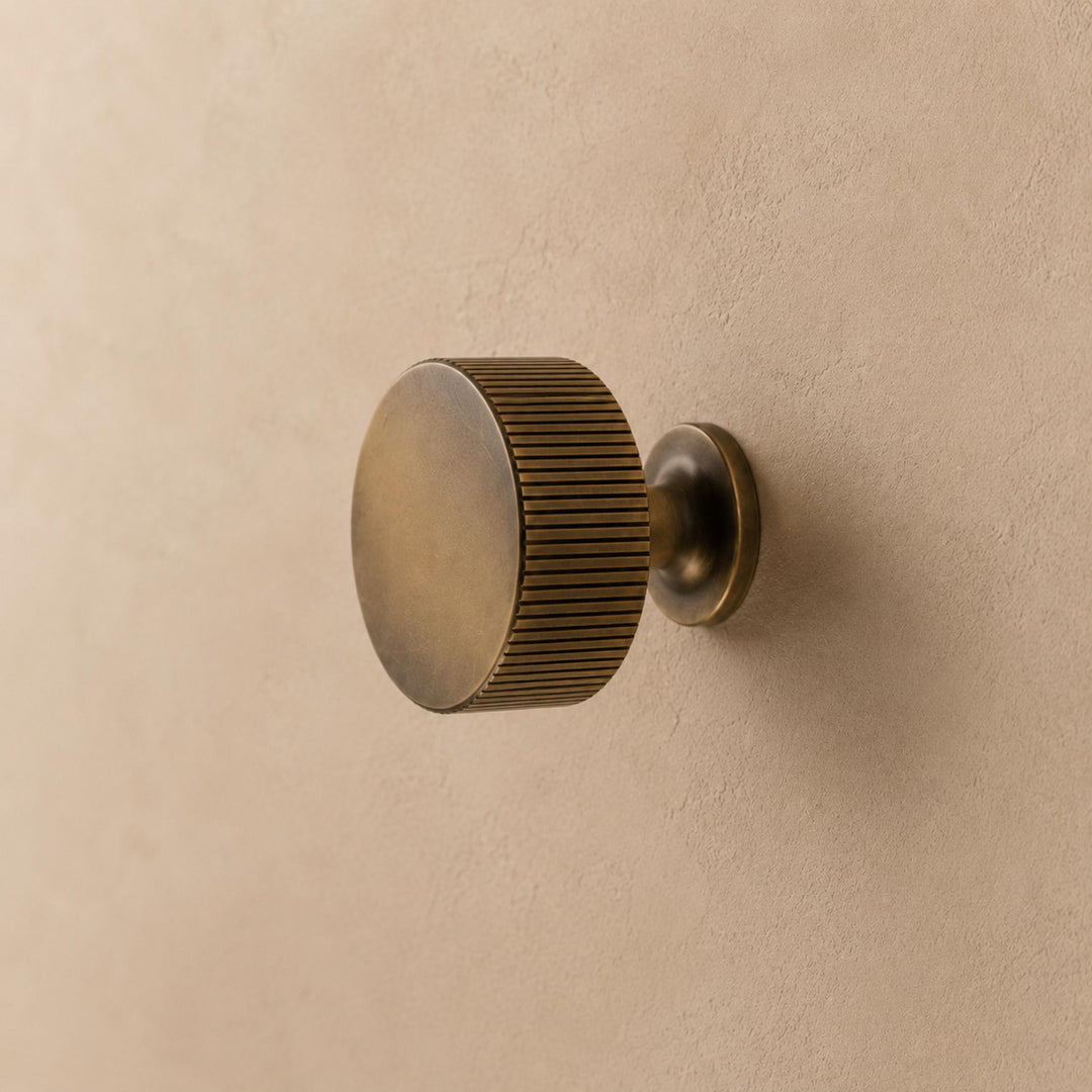 Modern Brass Cabinet Hardware Set with Antique Finish for Drawers and Cabinets