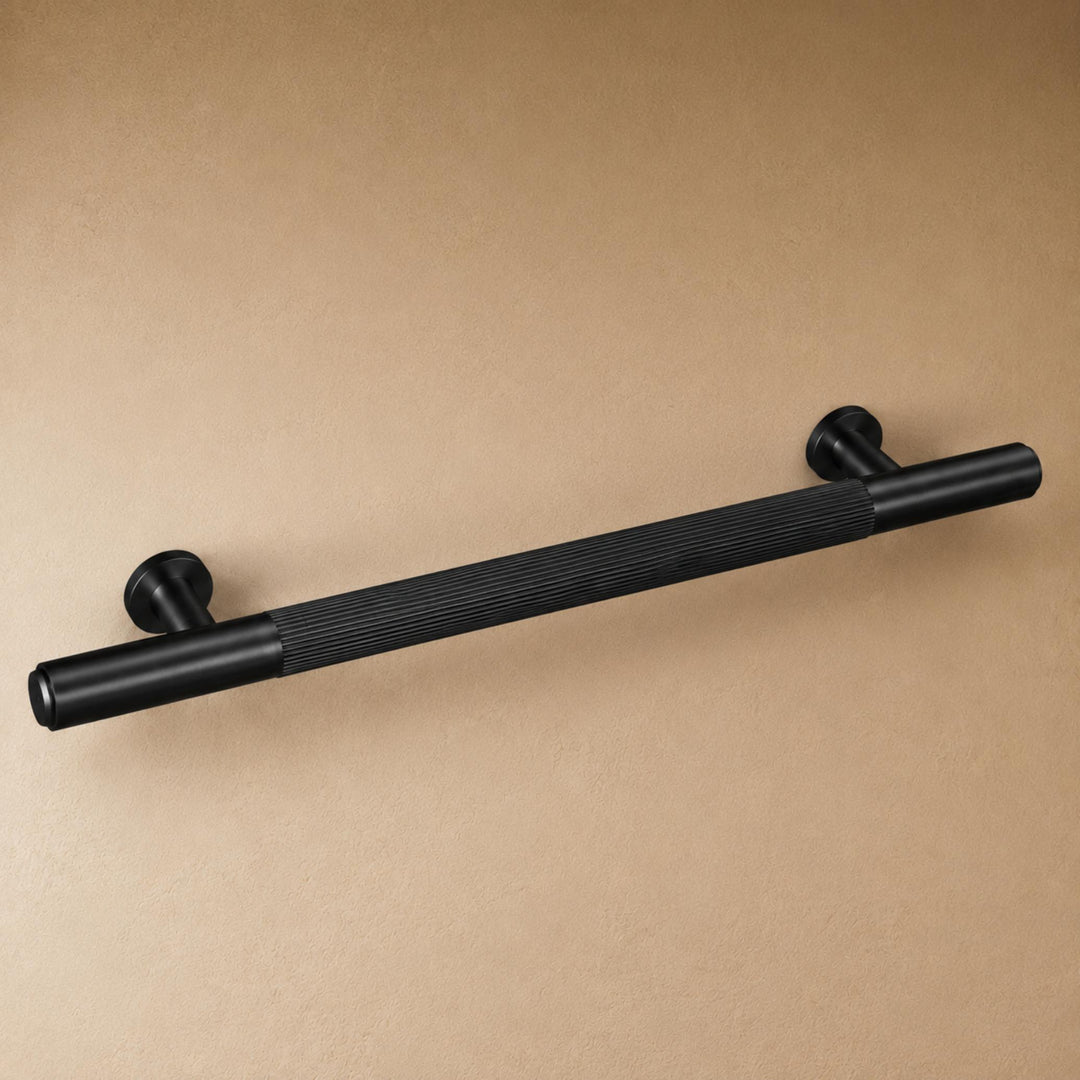 Contemporary Cabinet Handles Set Ergonomic Pulls and Knobs Durable Metal for Kitchen Drawers