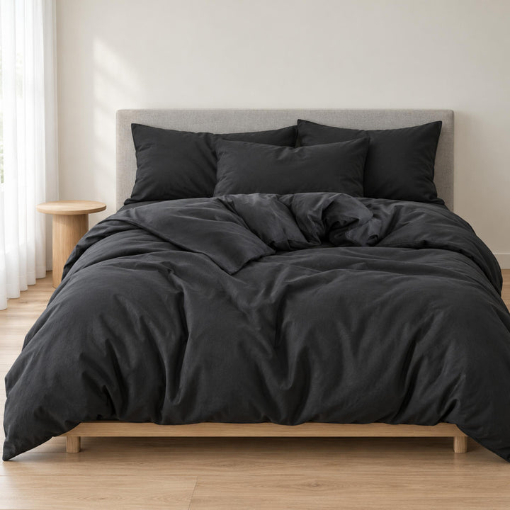Pastel Double-Sided Bedding Set Minimalist Comforter Cover Twin Full Queen King Size