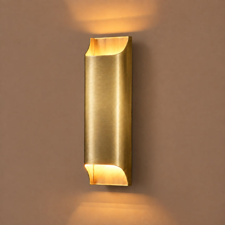 Modern Brass Wall Sconce Lighting Adjustable Metal LED Wall Lamp for Home Decor
