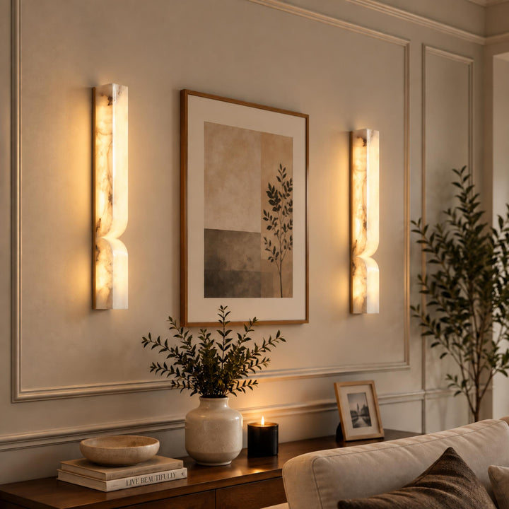 Modern Wall Light Flush Mount Glass Sconce LED Adjustable Design for Contemporary Spaces