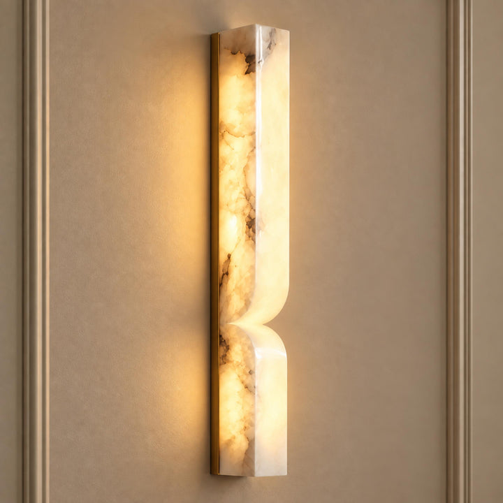 Modern Wall Light Flush Mount Glass Sconce LED Adjustable Design for Contemporary Spaces