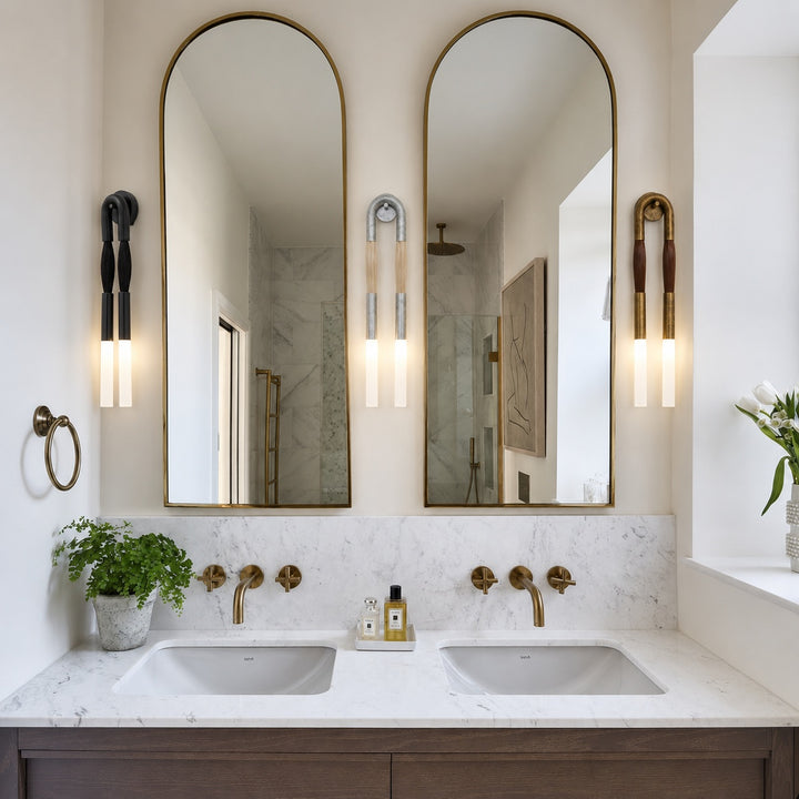 Modern Double Head Wall Sconce Wall Mounted Adjustable Metal LED Lighting Fixture