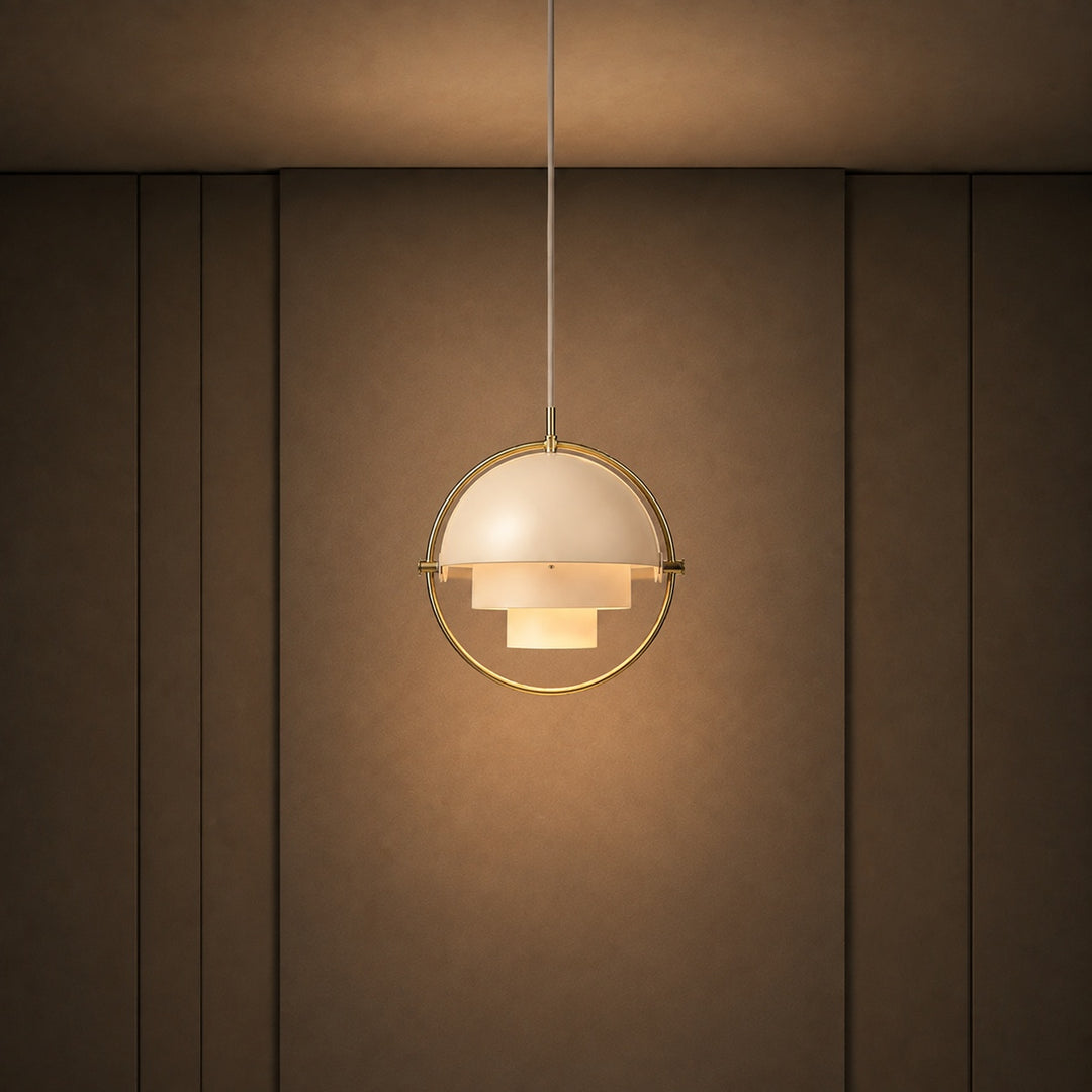 Modern Adjustable Black Pendant Light with Metal Shade for Kitchen Pendant Lighting